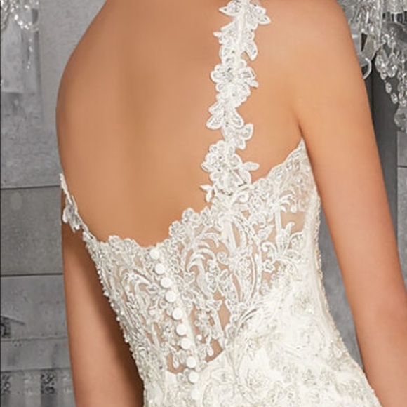 MORILEE Mori Lee BLU MADELINE GARDNER Maris Wedding Dress 6 - Picture 6 of 7
